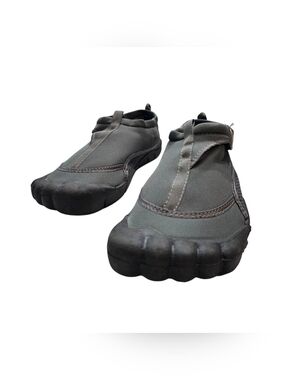 Seven7 Men's Water Shoes Size 8 Black Gray Barefoot Aqua Socks Swim Beach Hiking